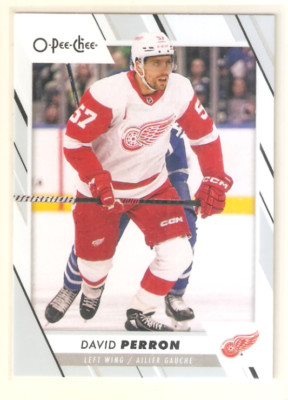David Perron 2023-24 O-Pee-Chee Base Card #190 Red Wings