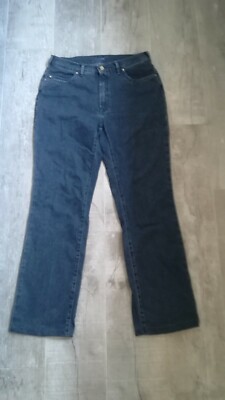 Gebrauchte Herren Jeans Trussardi schwarz Größe 42 ( W 33 )