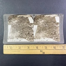 Topographical Map of the Canal Zone Panama Stereoview Antique c1904 Y11226