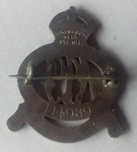 Sterling silver WW1 IMPERIAL SERVICES WOMEN OF AUSTRALIA FOR SERVICE # 114989 - Picture 3 of 4
