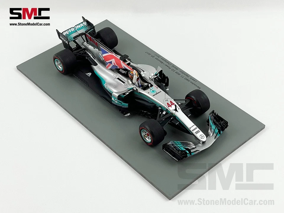 Mercedes F1 W08 #44 Lewis Hamilton Mexico GP 2017 4x World Champion 1:18 Spark - Image 4 of 4