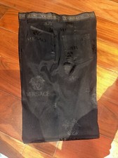 Versace Black Pants Unisex