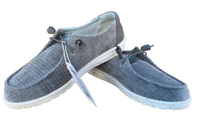 Hey Dude Wendy Wave Charcoal Women’s Slip On Shoes Sz W11 - Main Image