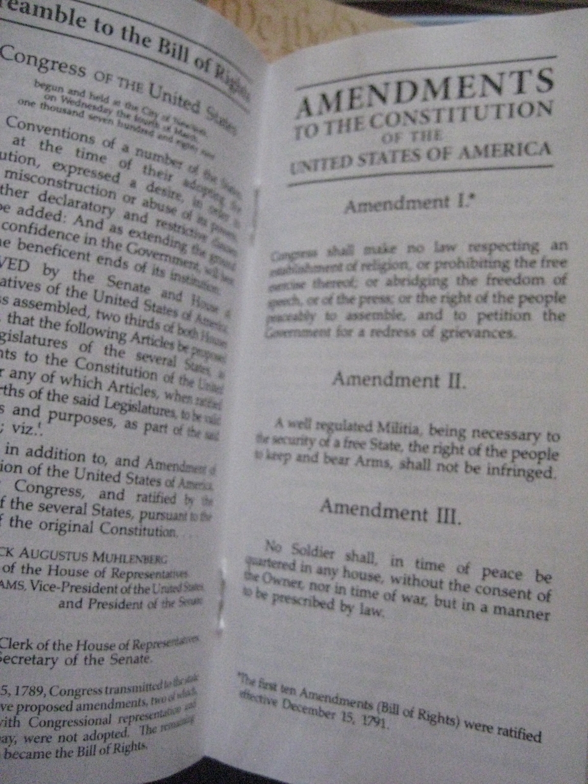 Pack of 10 Pocket Constitutions & Declaration of Independence US
