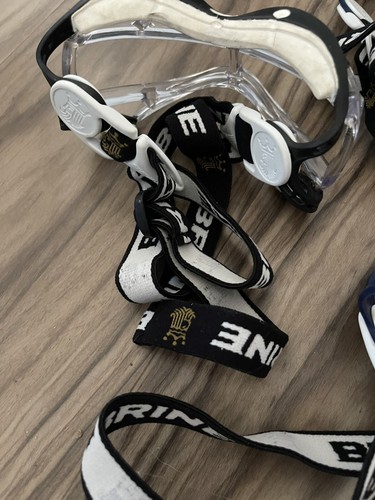 Brine Eye Goggles Lacrosse Field Hockey Cage Mask Protection Lot Navy Black - Picture 5 of 6
