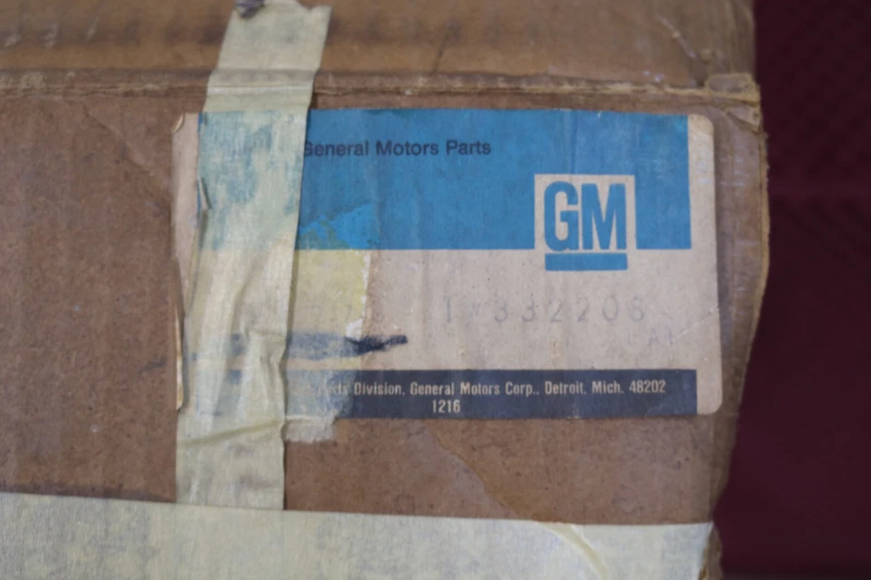 1973 1974 73 74 CHEVROLET NOVA NOS PAINEL DE INSTRUMENTOS MOLDURA GM 332206 - Imagem 2 de 4