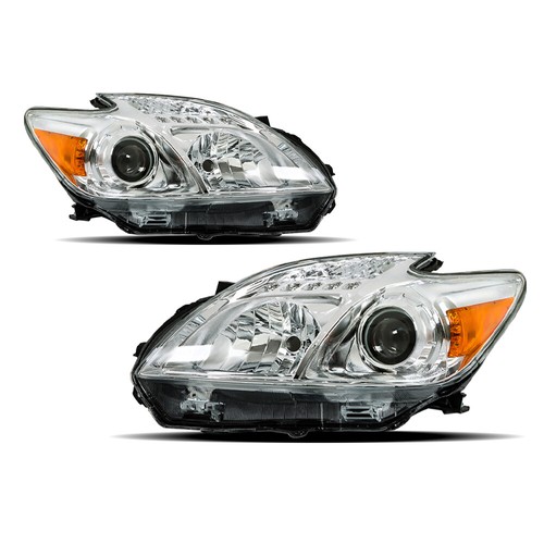 RH&LH Headlights Headlamps Set Fit For 2012-2015 Toyota Prius Replacement Clear - 第 3/12 張圖片