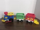 Vintage 1991 Fisher Price Little People Chunky Circus Zoo Train, Train Only