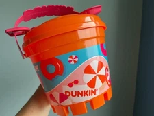 2025 Dunkin Munchkin Bucket. "sandcastle"  w/ small mini shovel