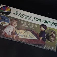Vintage 1982 Scrabble for Juniors Edition 5 Sealed, New in Box Selchow & Righter