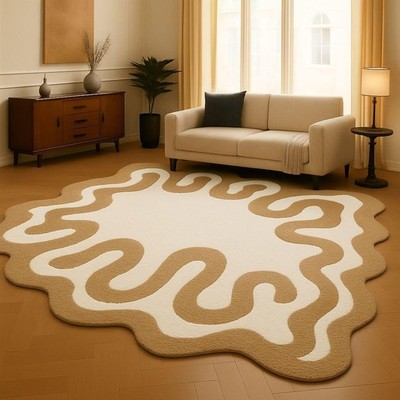 Designer Rug | Irregular Rug | Wool area Rugs | Living Room Rug | Tufted A68