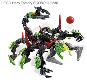LEGO HERO Factory: SCORPIO ~ 2236 ~ Retired 2012 ~ 100% Complete - Ages 9-16+