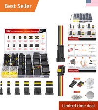 622PCS 1 2 3 4 5 6 Pin Electrical Connector  Plug Male Female Terminal Wire C...