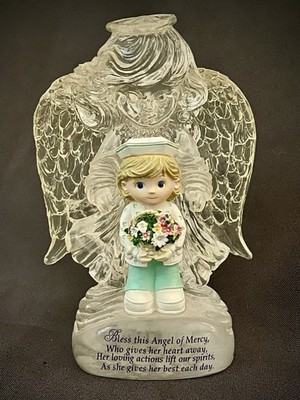 BLESS THIS ANGEL OF MERCY Healing Hands & Gentle Hearts Hamilton Collection