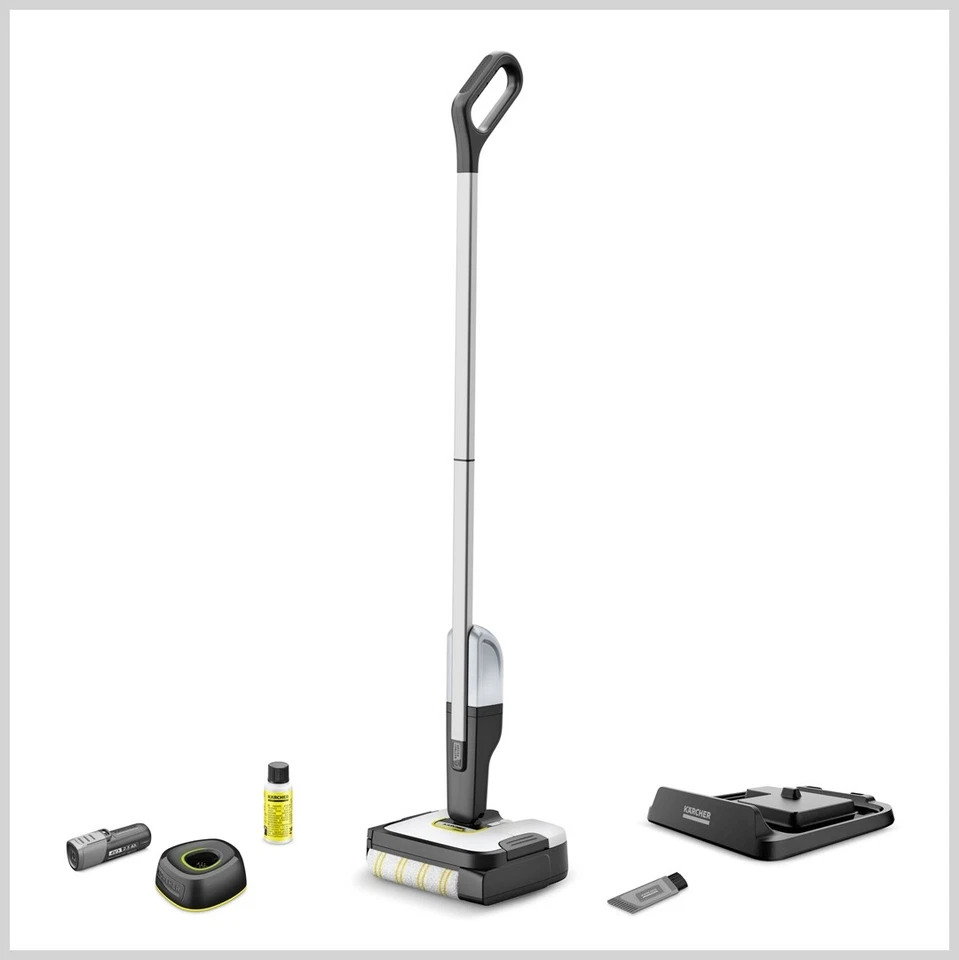 LAVAPAVIMENTI SENZA FILI FC 2-4 KÄRCHER BATTERIA 4V RULLO18 CM CORDLESS - Immagine 2 di 4