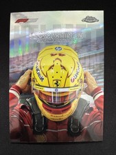 2025 Topps Chrome F1 Lewis Hamilton Helmet Collection SP Refractor #HC-2