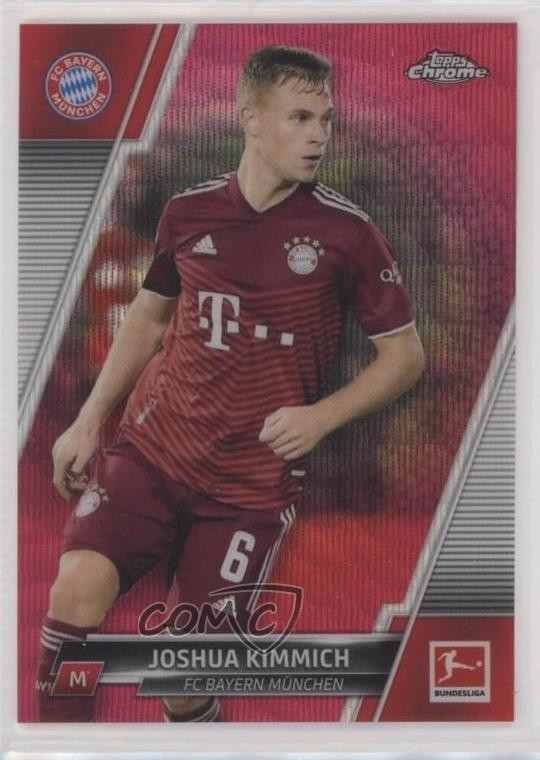 2021 Topps Chrome Bundesliga Magenta Wave Refractor /399 Joshua Kimmich ...
