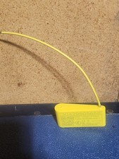 3 RFID Tamper Evident Security Cable Seal Tag Yellow
