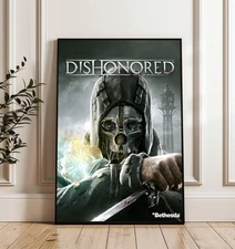 Dishonored Game Poster Video Game Wall Art Game Lover Poster Decor