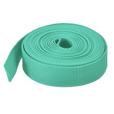 Lightweight Polypropylene Webbing Strap 3.8cm 10 Yard Turquoise Green