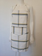 Handmade Check Apron petite thick cotton Fabric