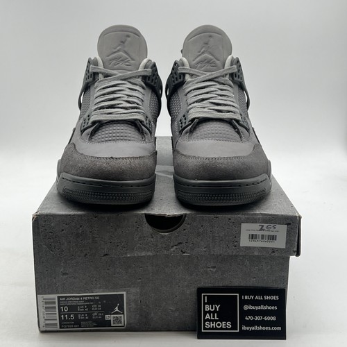 Size 10 - Air Jordan 4 Retro SE Wet Cement (FQ7928-001) - Picture 2 of 9