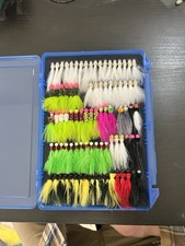 Lot of 85+ Hand Tied Fishing Jigs (1/16oz & 1/32oz)