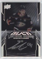 2023 SPx UD Black Lustrous Rookie Signatures 54/99 Leo Carlsson #LRA-CA Auto md4
