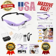 4 Lenses Magnifier with Rechargeable Light: Essential Tool for Precision Work