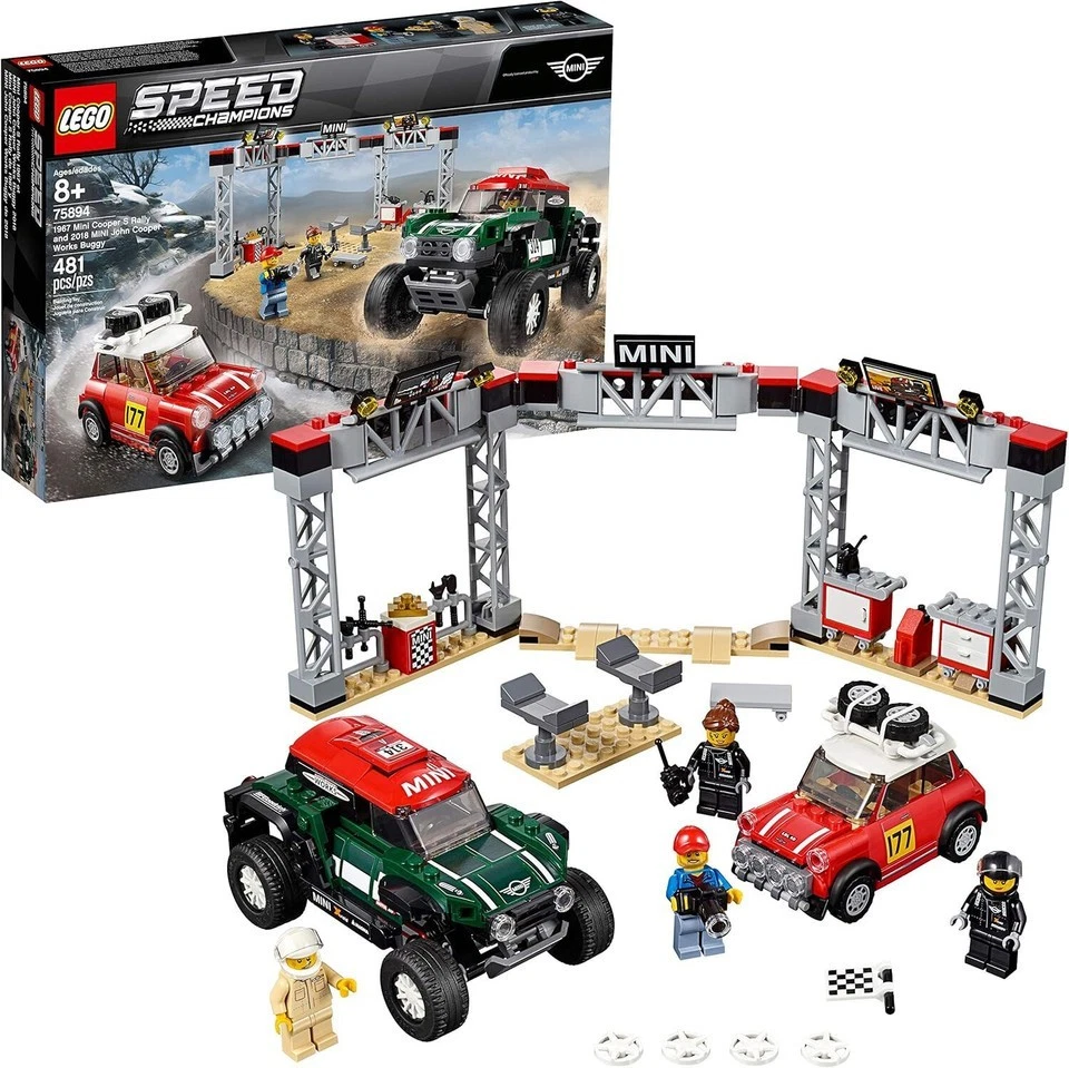 ¡NUEVO EN CAJA! LEGO SPEED CHAMPIONS 75894-1967 y 2018 Mini Cooper S coches de rally nuevos en caja Foto 2 de 2
