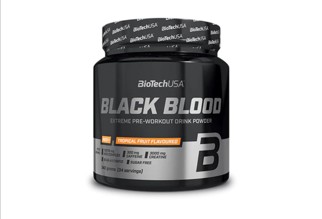 BioTech Black Blood Nox+: Il Pre-Workout con 12 Ingredienti Attivi