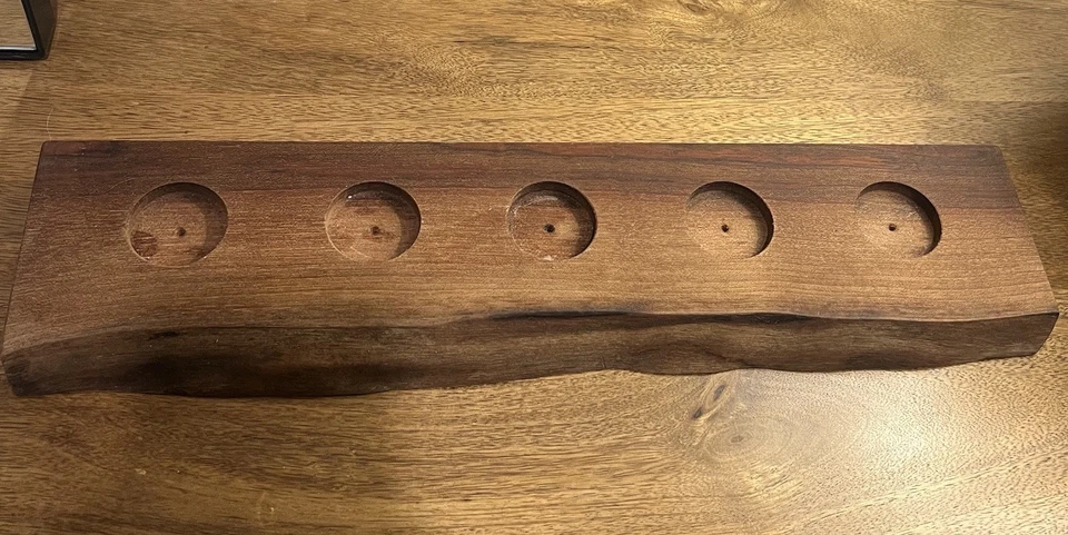 Candelabro de luz de té de borde vivo hecho a mano rústico decoración de granja vacaciones Foto 4 de 4