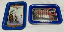 Two Anheuser Busch 1992 1996 Metal Tip Trays ...