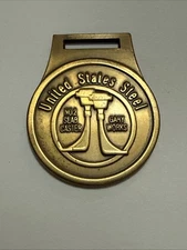 Rare United States Steel Watch Fob No2 Slab Caster Gary Works