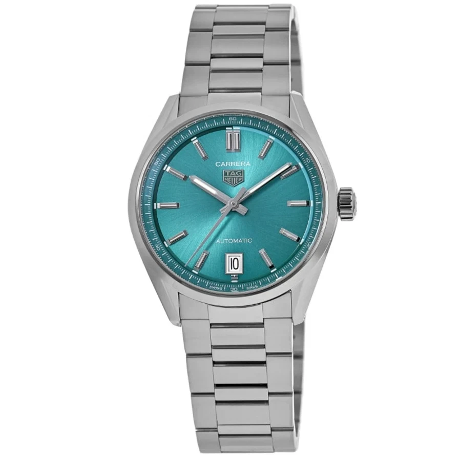 New Tag Heuer Carrera Date Automatic Turquoise Women's Watch WBN2316.BA0001