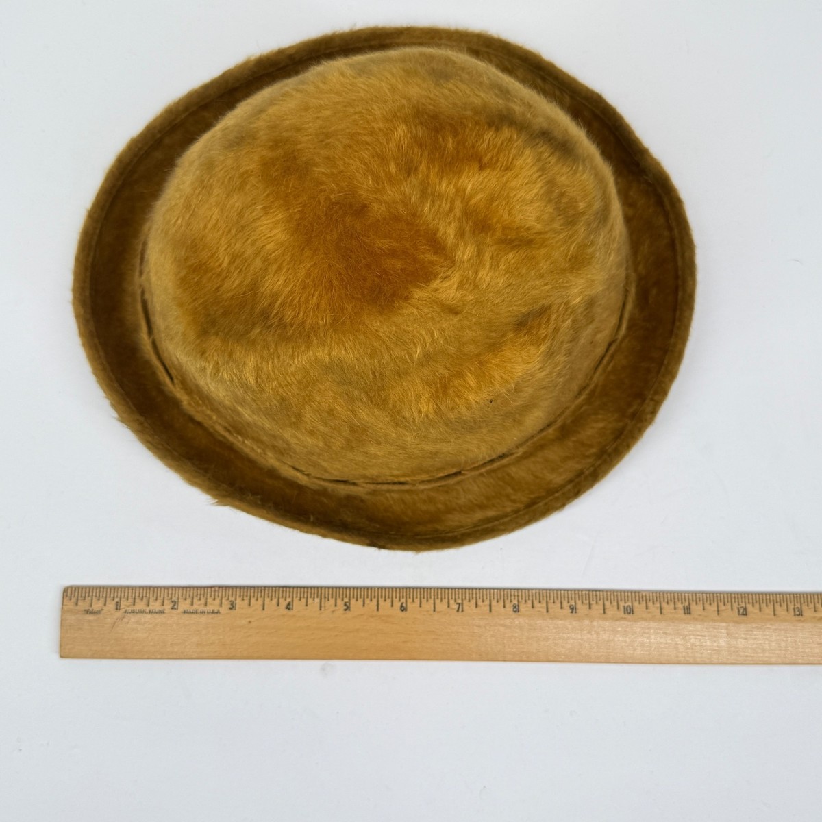 Vintage Golden Coach by Dobbs Fur Felt Fedora Camel Gold 