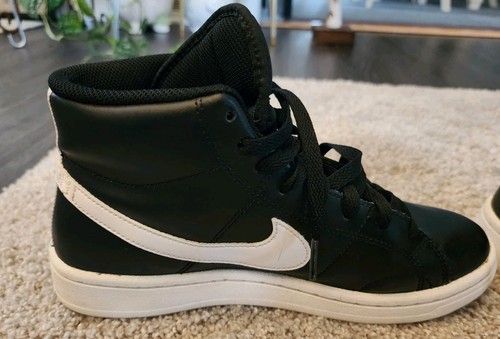 Nike Court Royale 2 Mid CT1725-001 Negro Zapatos de Baloncesto Tenis Mujer Talla 7 - Imagen 5 de 9
