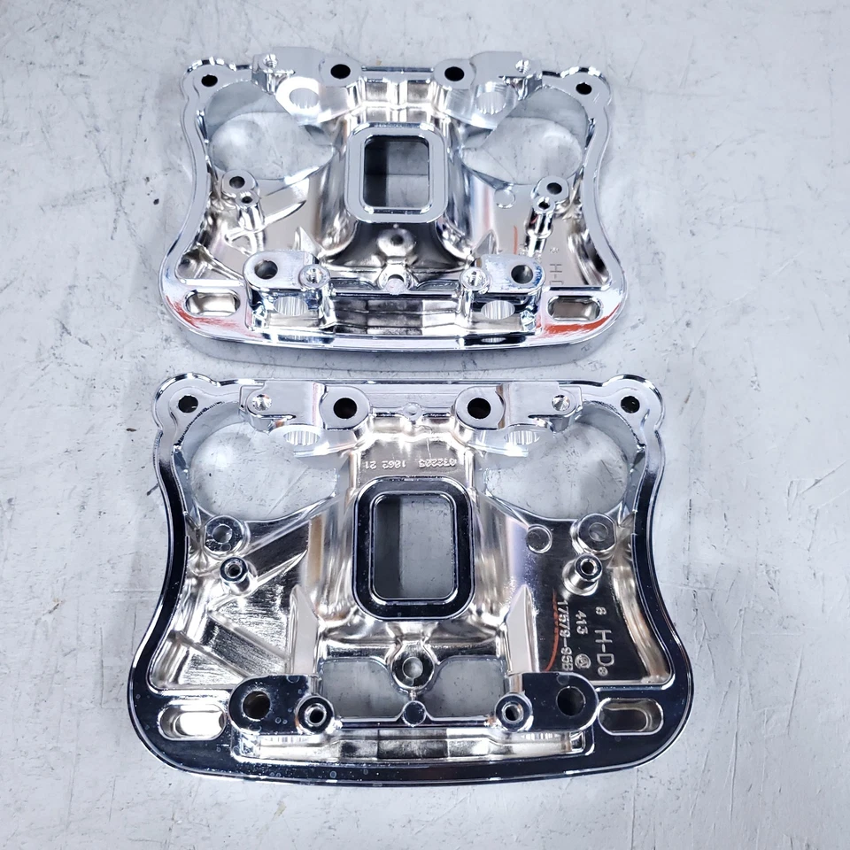 Juego de cubiertas basculantes interiores cromadas 96-06 17537-96C Harley-Davidson XL 1200C Sportster Foto 4 de 4