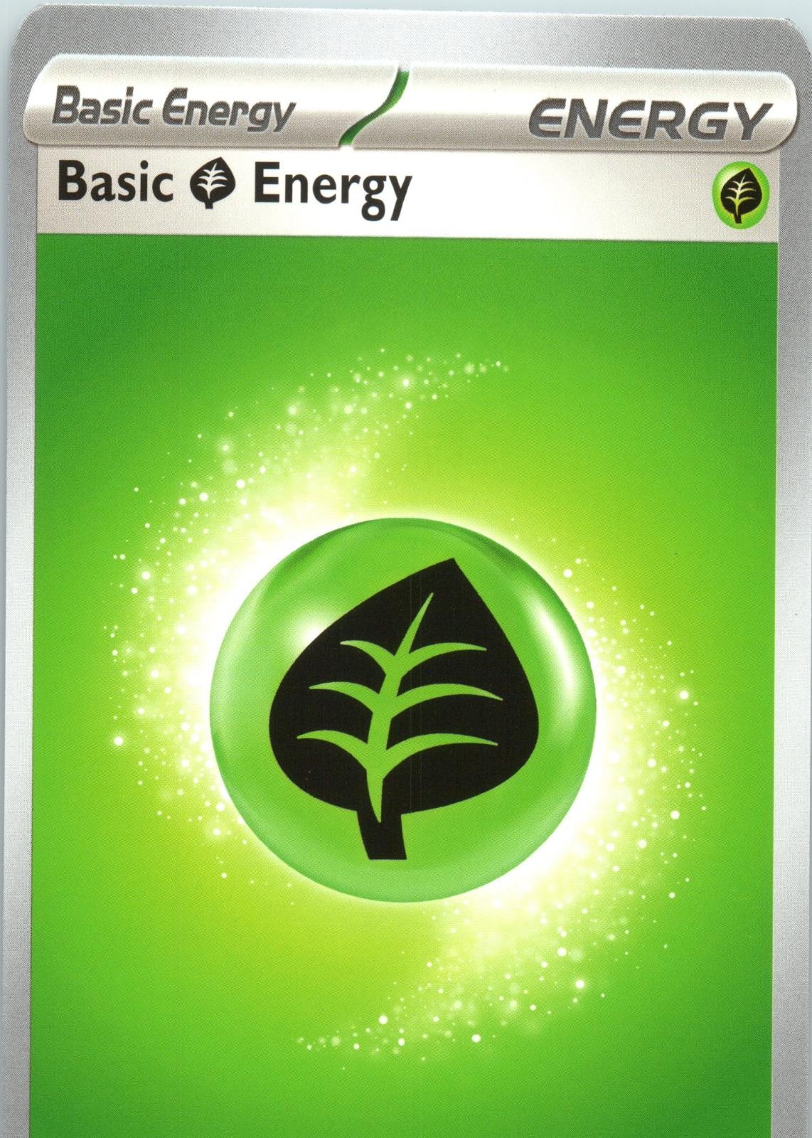 Basic Grass Energy (Blue Border) My First Battle Pokemon Near Mint