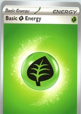 Basic Grass Energy (Blue Border) My First Battle Pokemon Near Mint