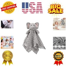 Elephant Security Blanket, Soft Lovey Unisex Lovie Baby Gifts for Boys and Gi...