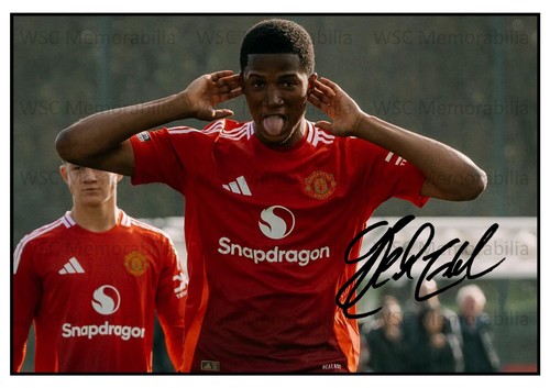 12062. Chido Obi Signed Pictures (A4 Prints) Manchester United Arsenal