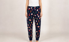 Hanna Andersson Pajama Pants Christmas Print Lounge Playful Indie Sleepwear Med.