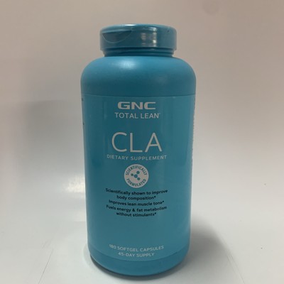 GNC Total Lean CLA 180 Count Stimulant Free Support for Muscle Tone 1/27