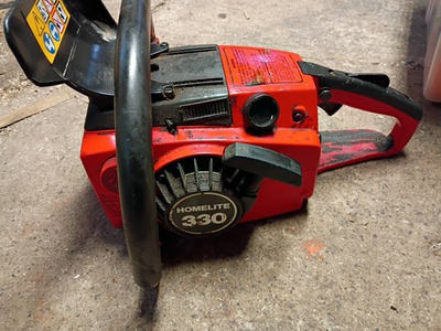 #ad #ad Vintage Homelite 330 Chainsaw 2 Stroke Gasoline Read Description $67.50