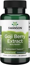 Swanson Wolfberry Standardized Extract Goji Berry 500 Milligrams 60...