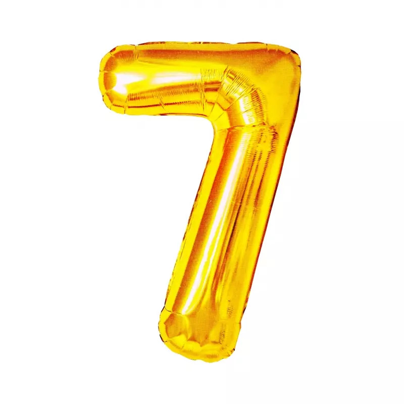5904266053020 Balon foliowy Go-Party BCF-955-7 zoty cyfra 7 32 PartyPal 2990₽