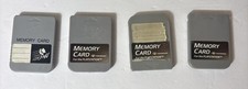 4pack Performance Sony PlayStation 1 PS1 Third-Party Memory Card