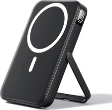 For Magsafe Battery Pack 10000Mah Power Bank with Foldable Stand Portable Charge