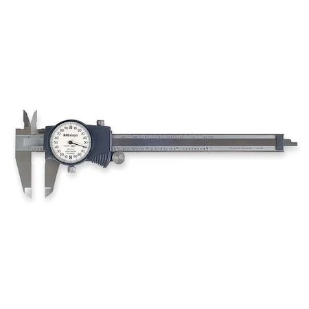 Mitutoyo 505-740J Dial Caliper,0-6 In,Dial A